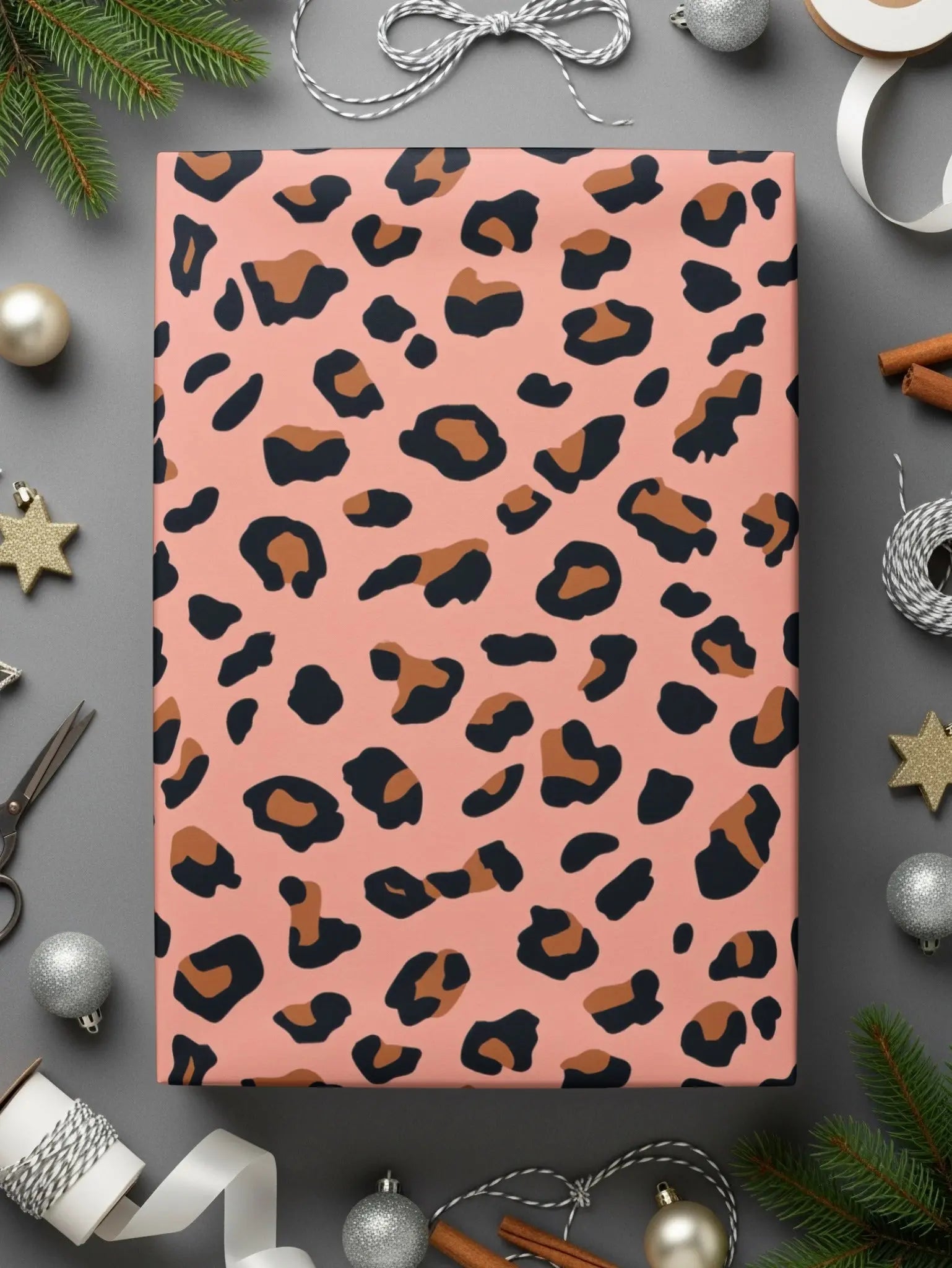 Leopard Print Digital Pattern, Pink Animal Print Paper, Seamless JPEG for Crafts, Fabric, Wallpaper, Digital Download - Moore and Mountain