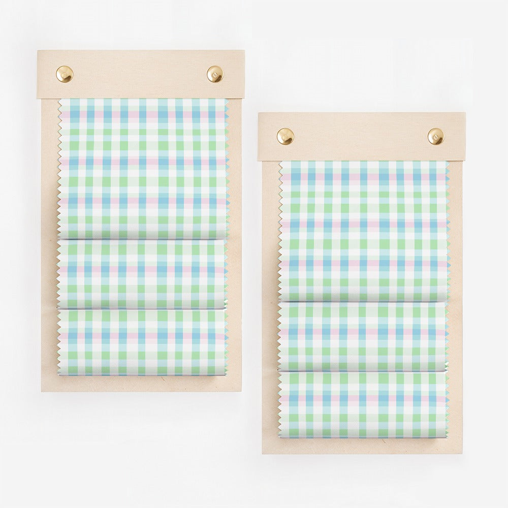 Multicolor Checkered Patterned Blinds for Stylish Home Decor