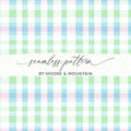 Pastel Plaid Seamless Pattern by Moore & Mountain Design