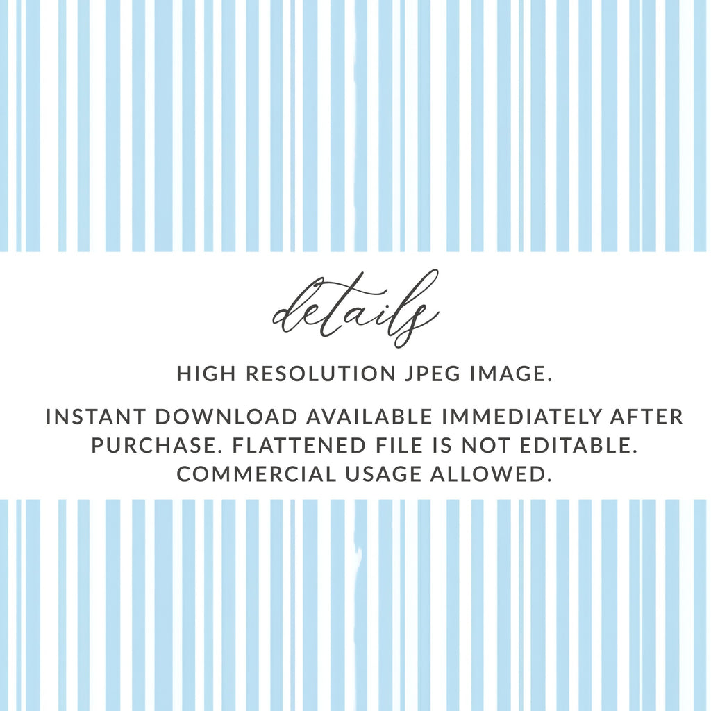 Light Blue Stripes Patterned Seamless Grandmillenial Digital - Moore and Mountain
