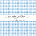 Blue and White Seamless Pattern By Moore and Mountain
