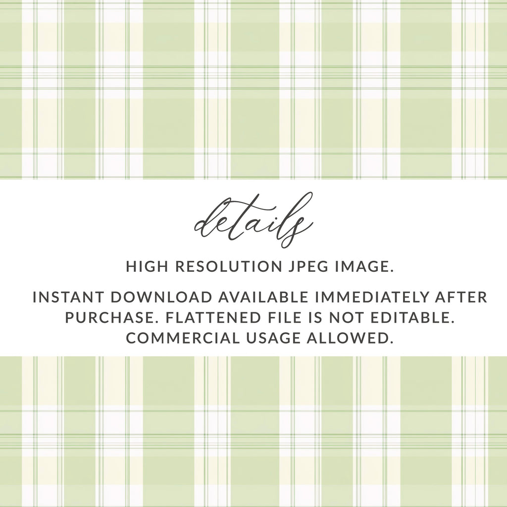 Soft Green Plaid Pattern High Resolution JPEG Download