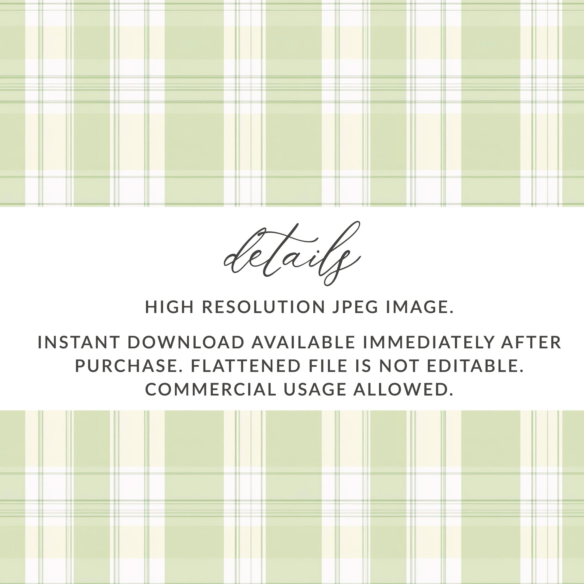 Soft Green Plaid Pattern High Resolution JPEG Download