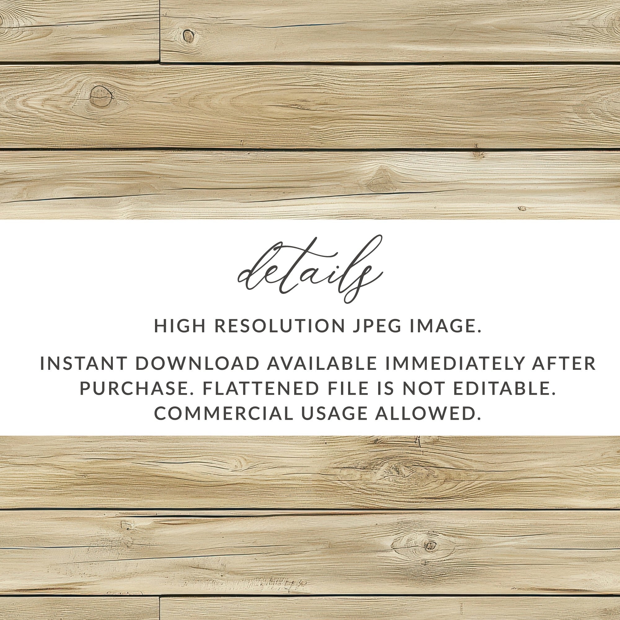 High Resolution Wood Texture JPEG Image Instant Download