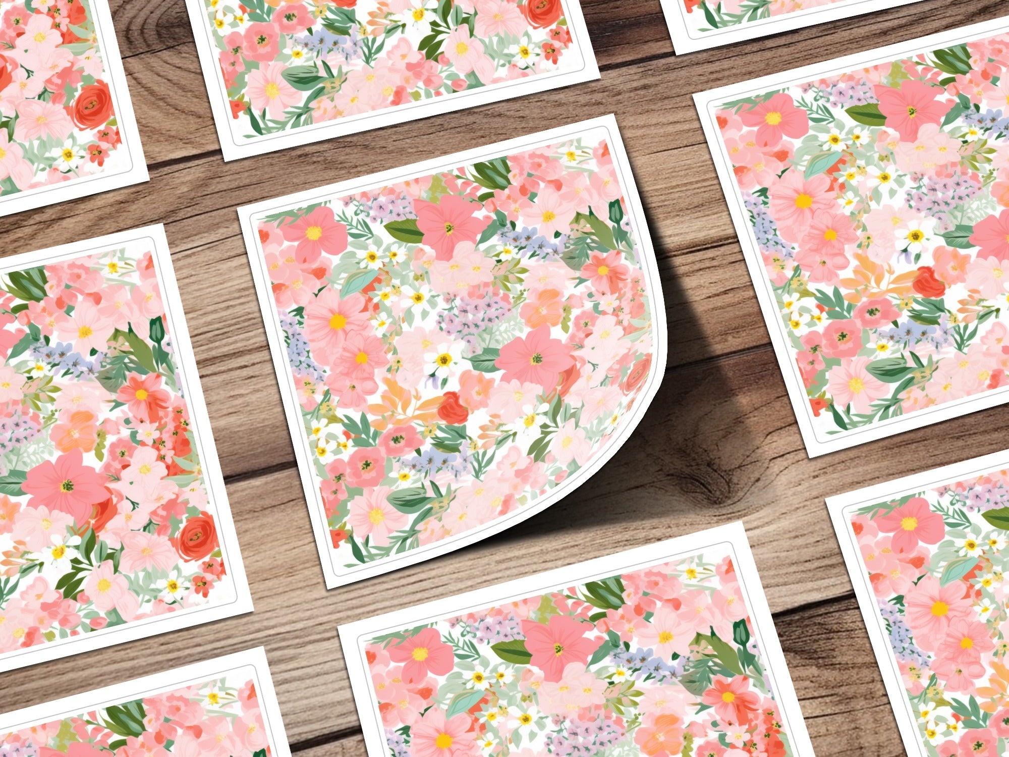 Ditsy Floral Seamless Pattern Colorful Flower Design, Fabric Print, Scrapbook Paper, Digital DownloadFloral Seamless Pattern, Pink Flower Digital Paper, Flower Pattern Design, Digital Scrapbook Paper, Flower JPEG Files, Pink Floral Image - Moore and Mountain