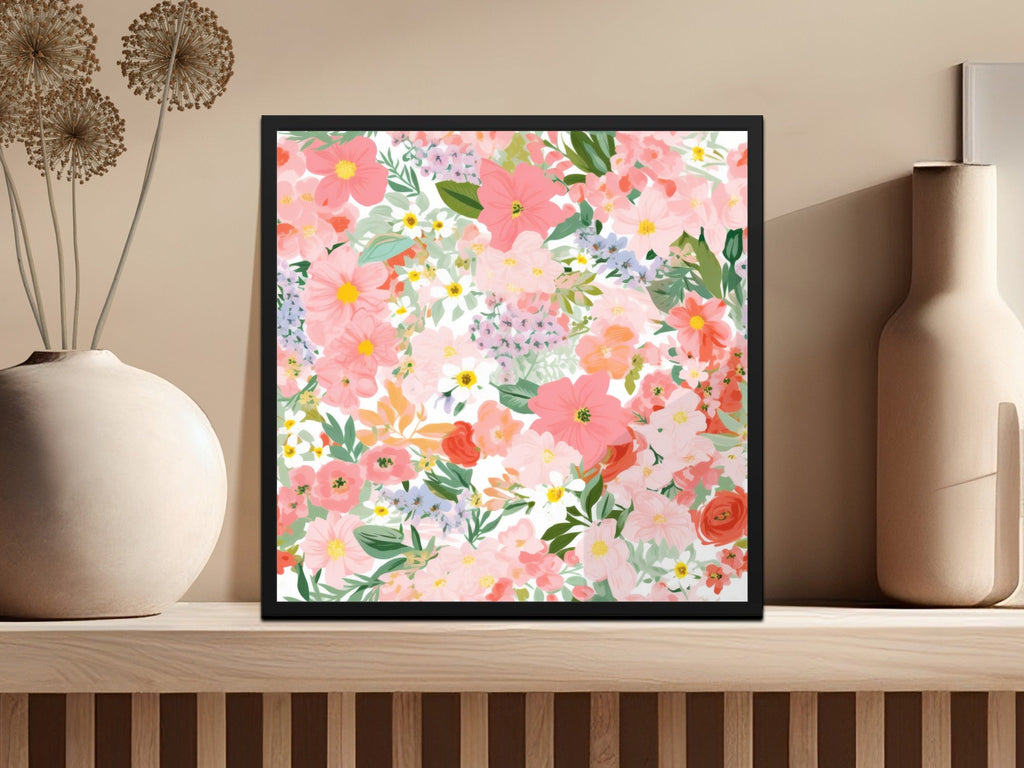 Ditsy Floral Seamless Pattern Colorful Flower Design, Fabric Print, Scrapbook Paper, Digital DownloadFloral Seamless Pattern, Pink Flower Digital Paper, Flower Pattern Design, Digital Scrapbook Paper, Flower JPEG Files, Pink Floral Image - Moore and Mountain
