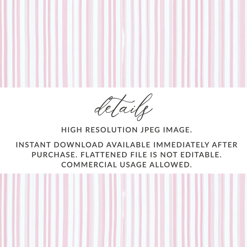 Light Pink and White Stripes Seamless Grandmillenial Digital - Moore and Mountain