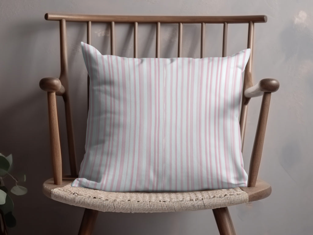 Light Pink and White Stripes Seamless Grandmillenial Digital - Moore and Mountain