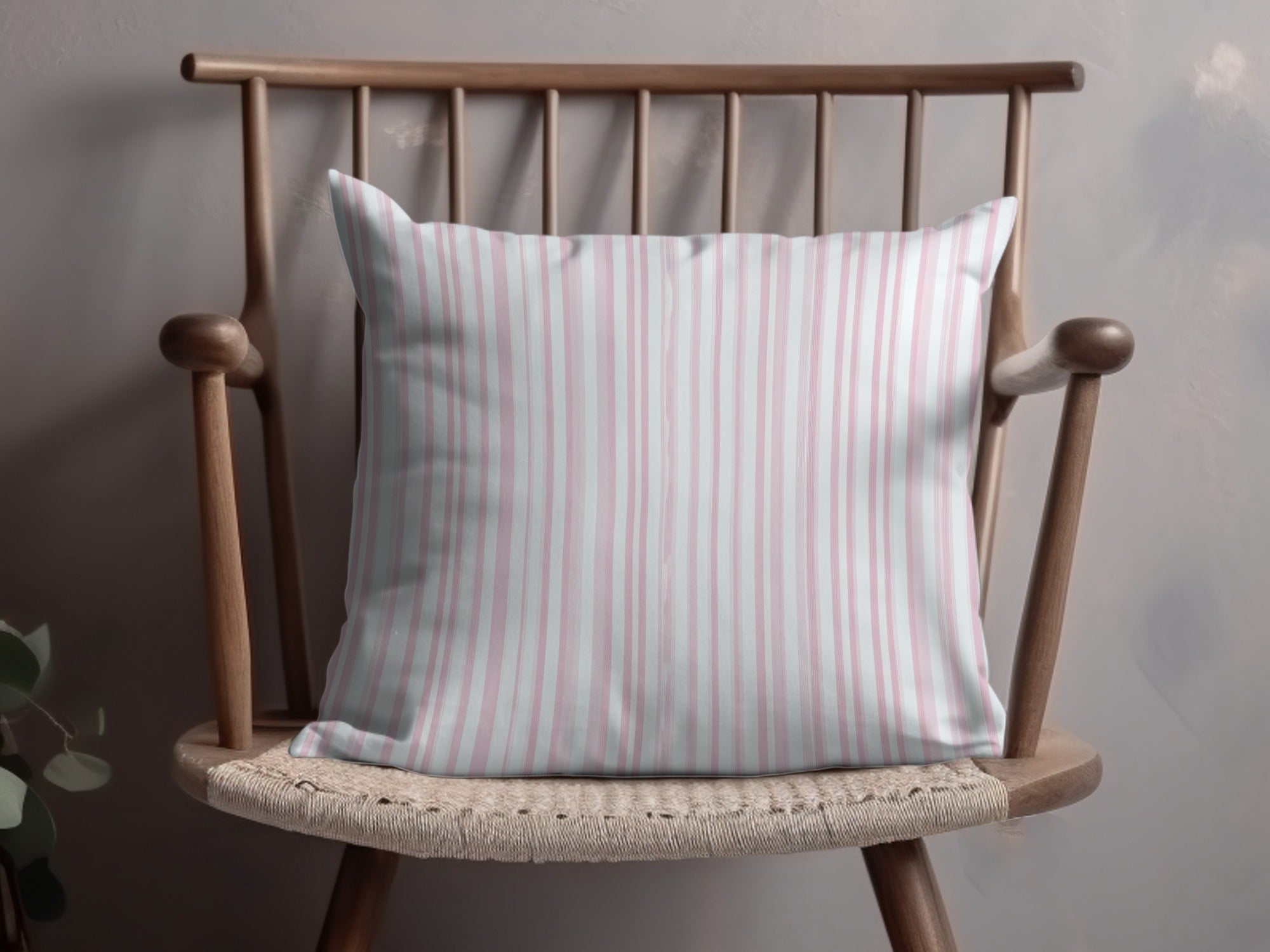 Light Pink and White Stripes Seamless Grandmillenial Digital - Moore and Mountain