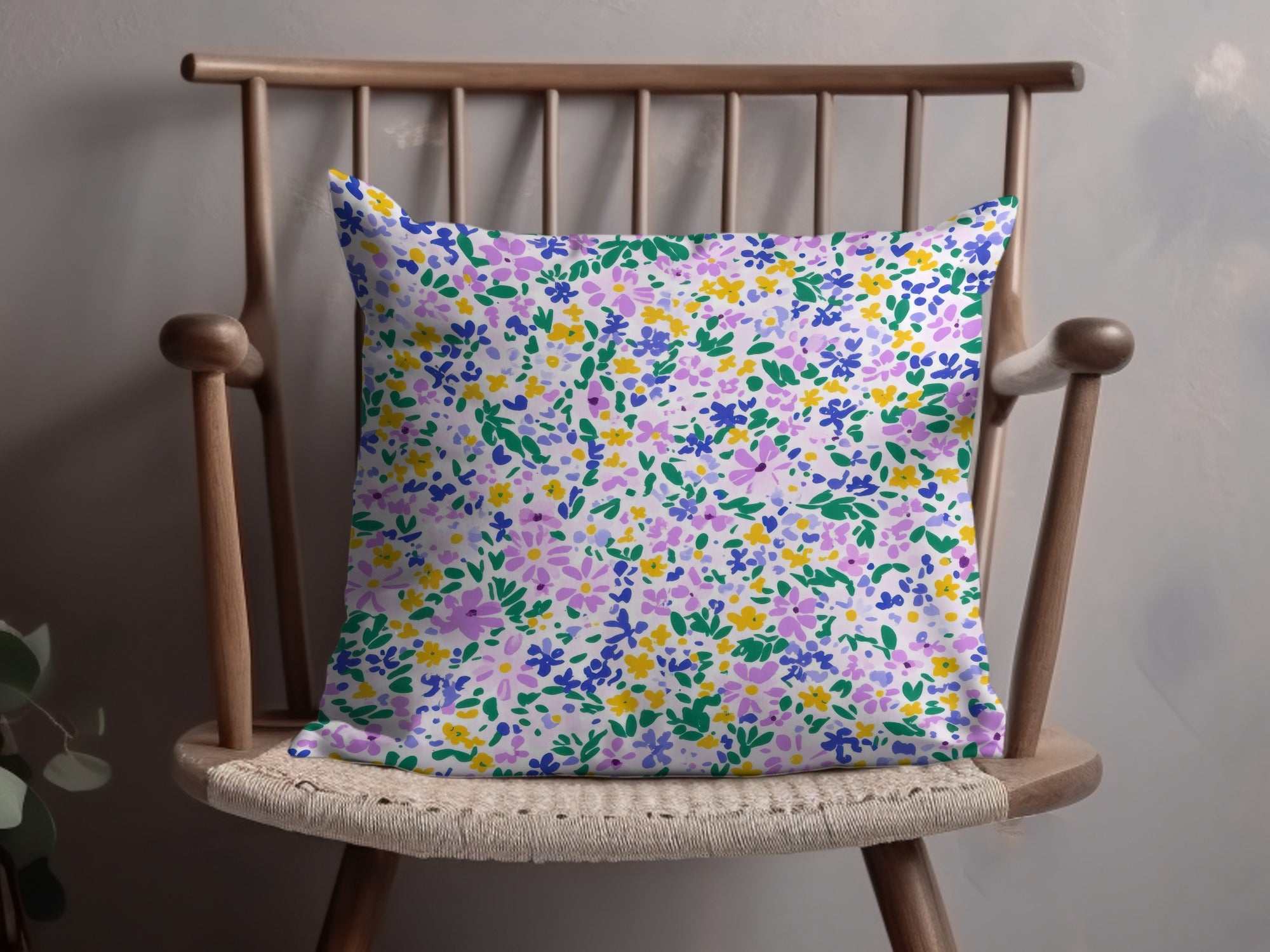 Colorful Floral Pattern Decorative Pillow product
