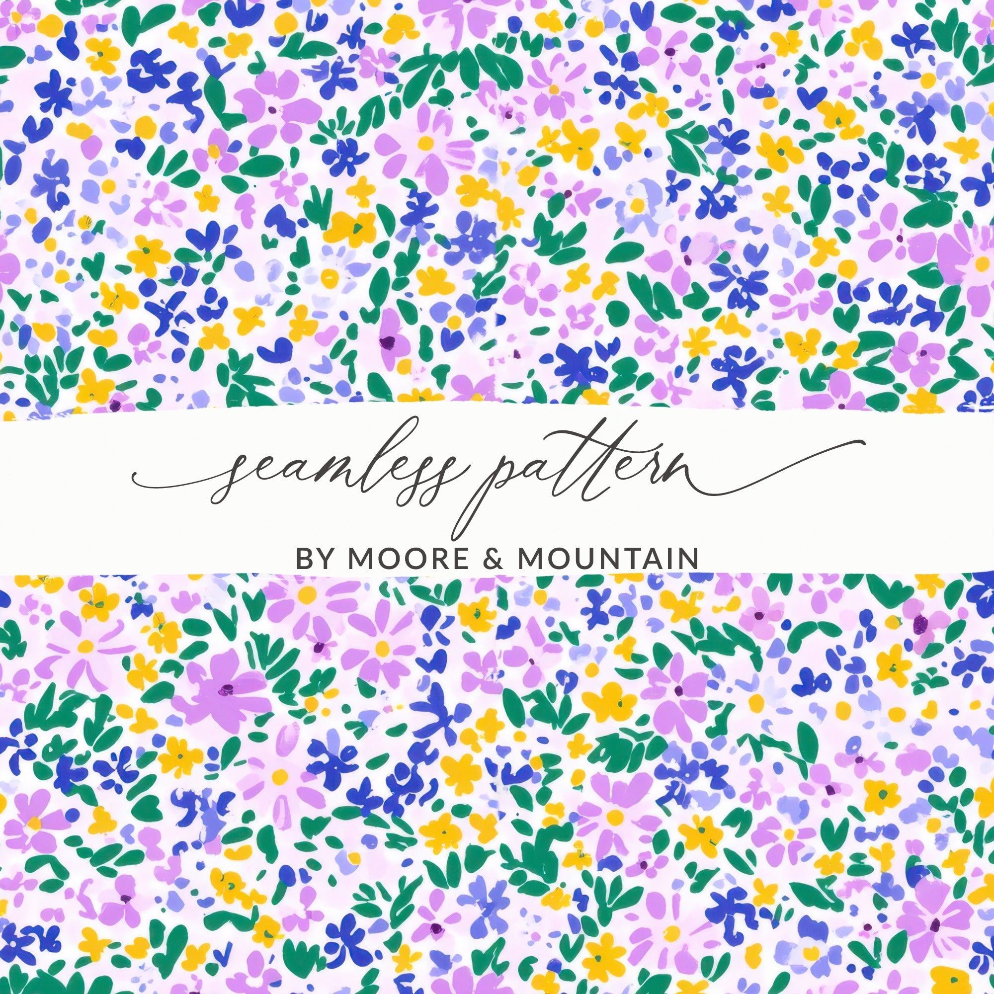 Seamless Floral Pattern by Moore & Mountain