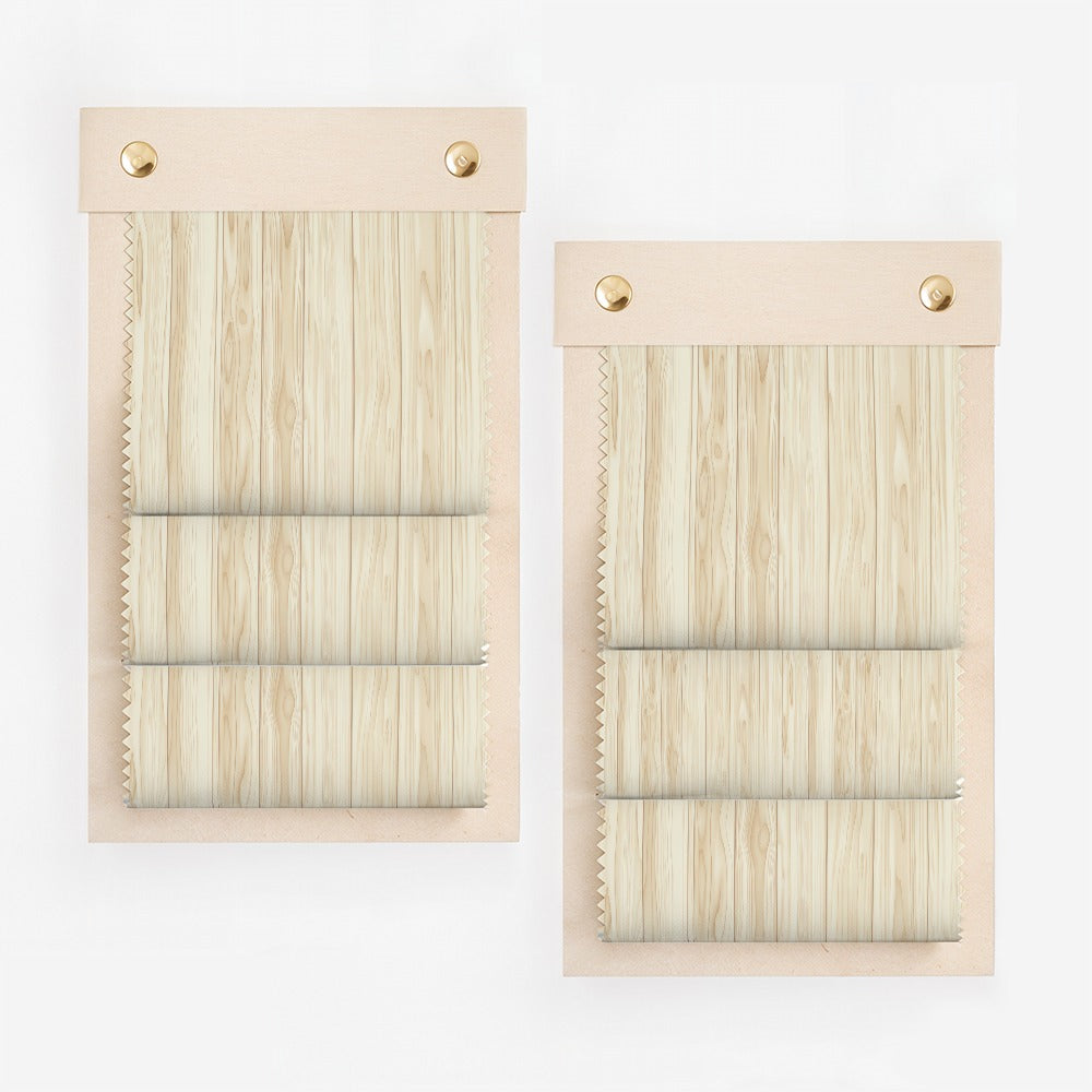 Light Wood Patterned Vertical Blinds for Home Decor