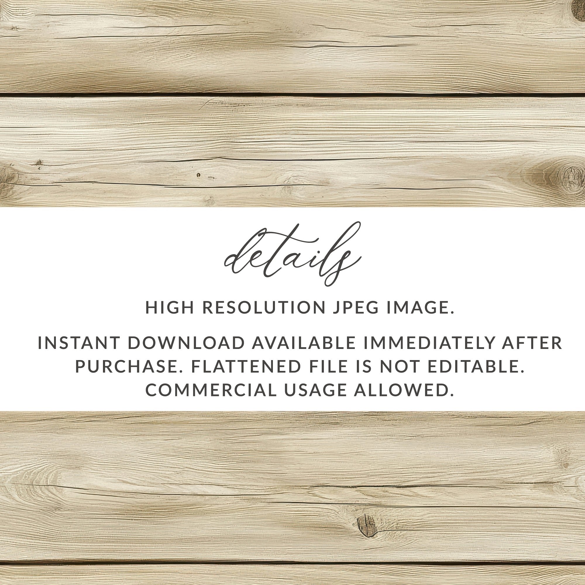 High Resolution Wood Texture JPEG Digital Download