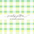 Green and Yellow Plaid Seamless Pattern Design