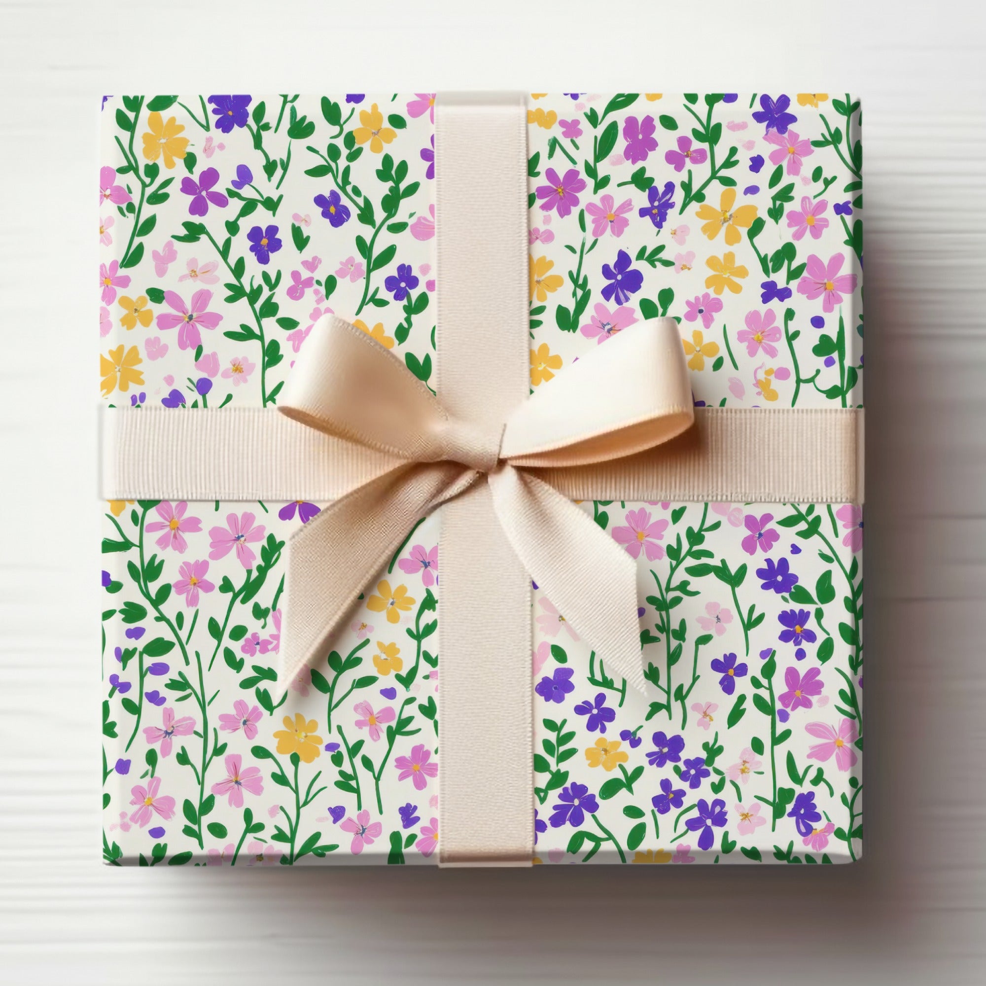 Floral Design Gift Wrapping Paper for Special Occasions