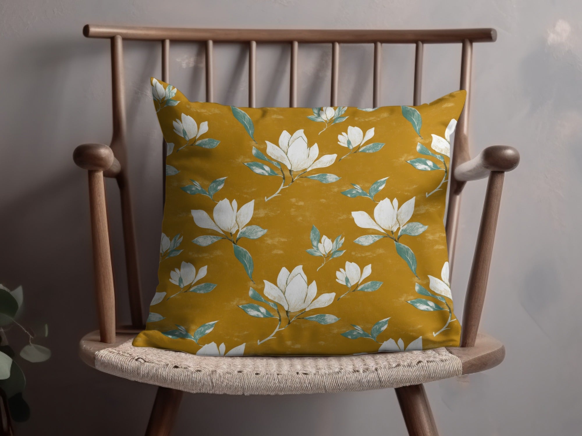 Magnolia Flower Seamless Pattern Arrangement Elegant Repeat Pattern Digital - Moore and Mountain