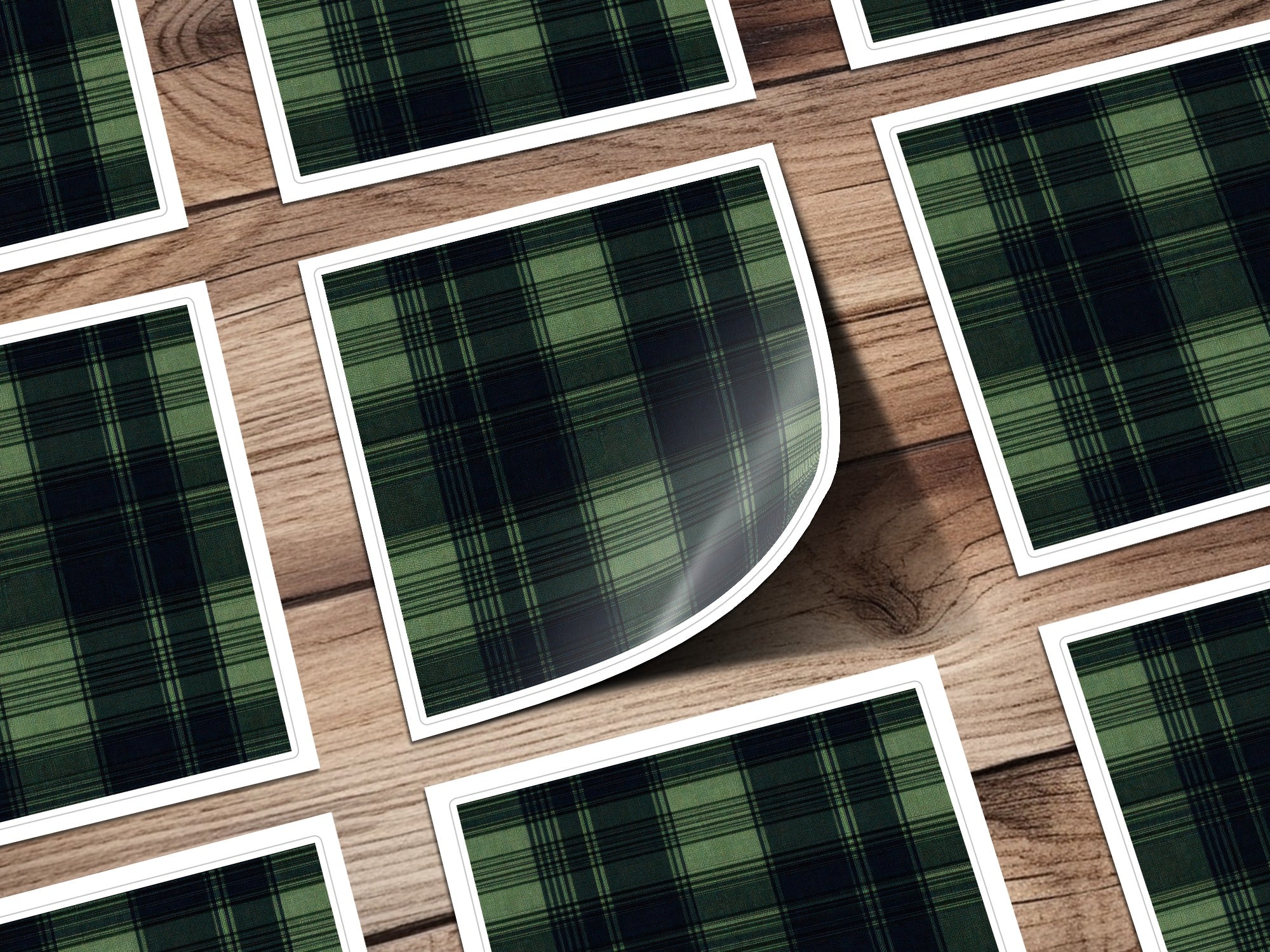 Masculine Seamless Black and Green Tartan Seamless Digital - Moore and Mountain