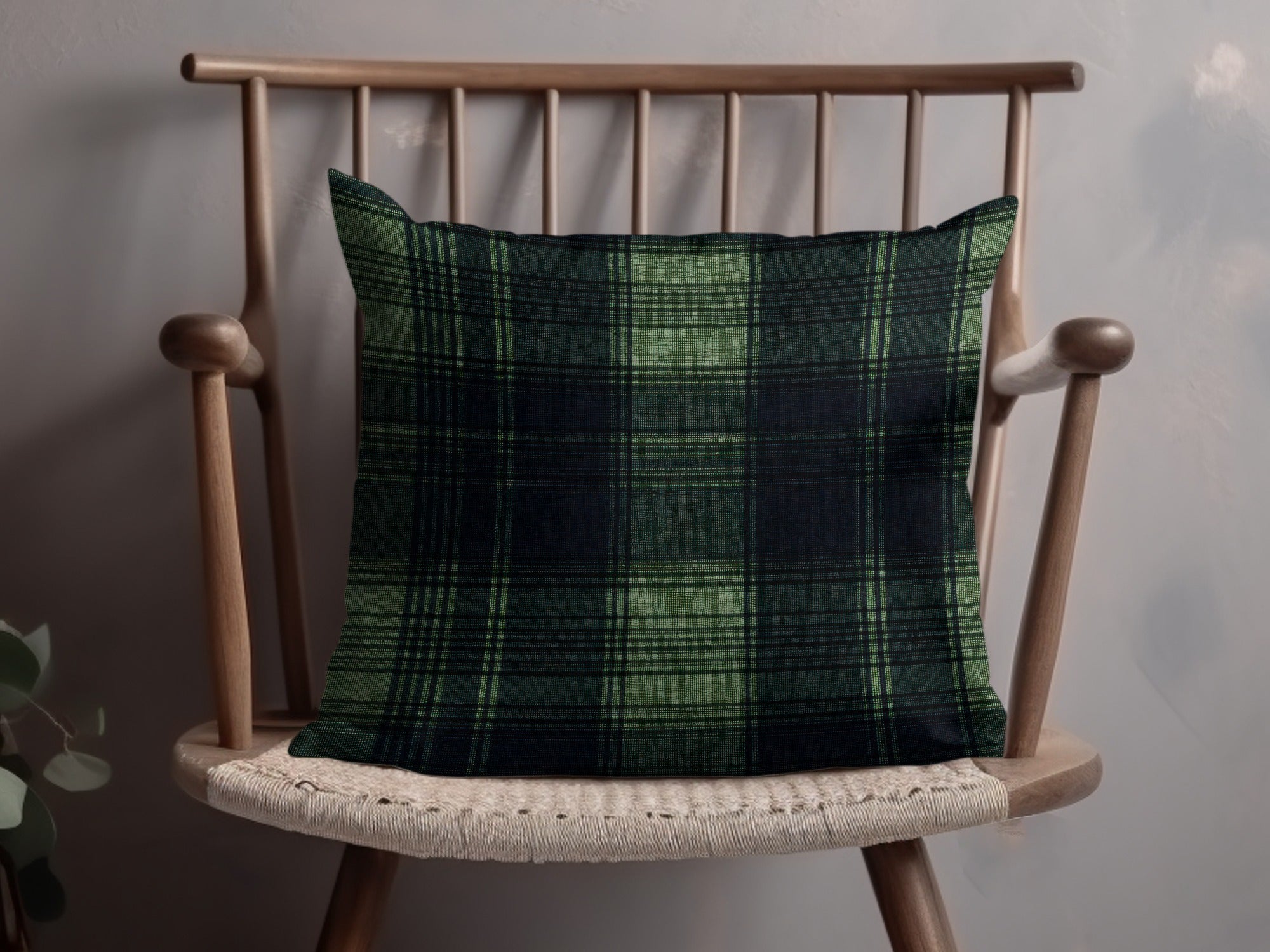 Masculine Seamless Black and Green Tartan Seamless Digital - Moore and Mountain