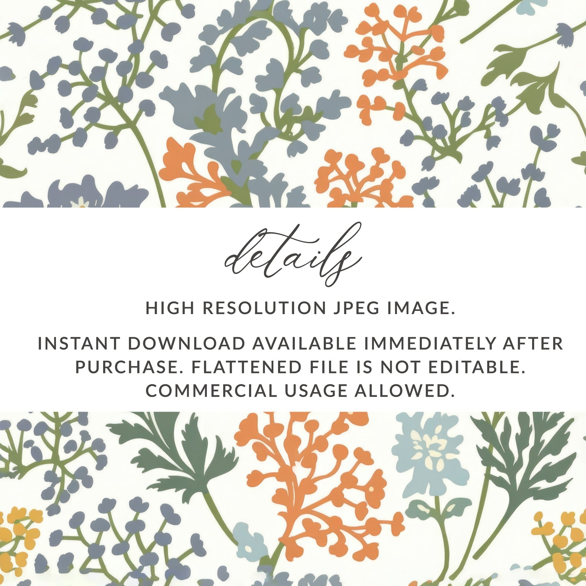 Matisse Seamless Floral Pattern Pastel Abstract Organic Leaves - Moore and Mountain