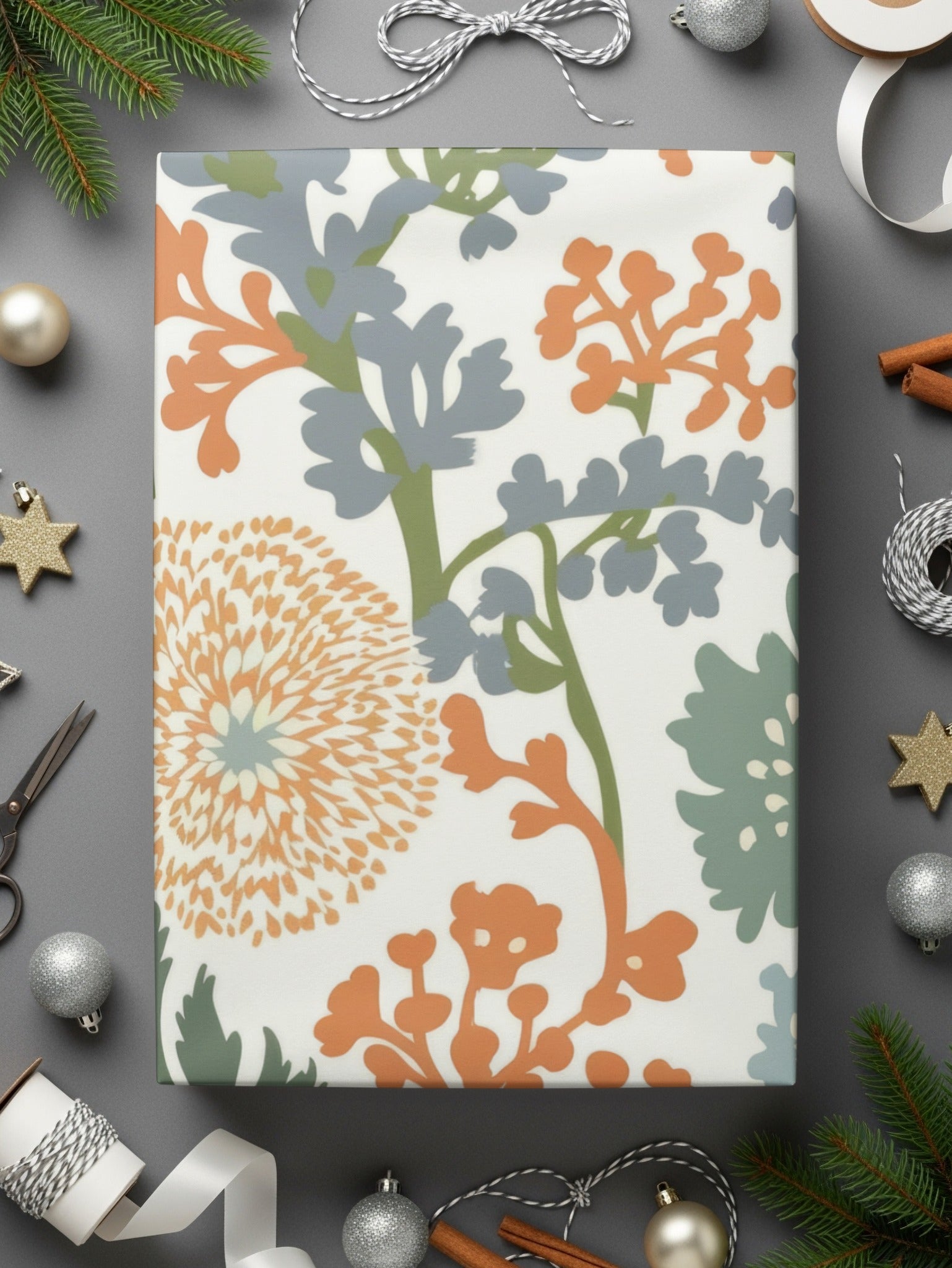 Matisse Seamless Floral Pattern Pastel Abstract Organic Leaves - Moore and Mountain