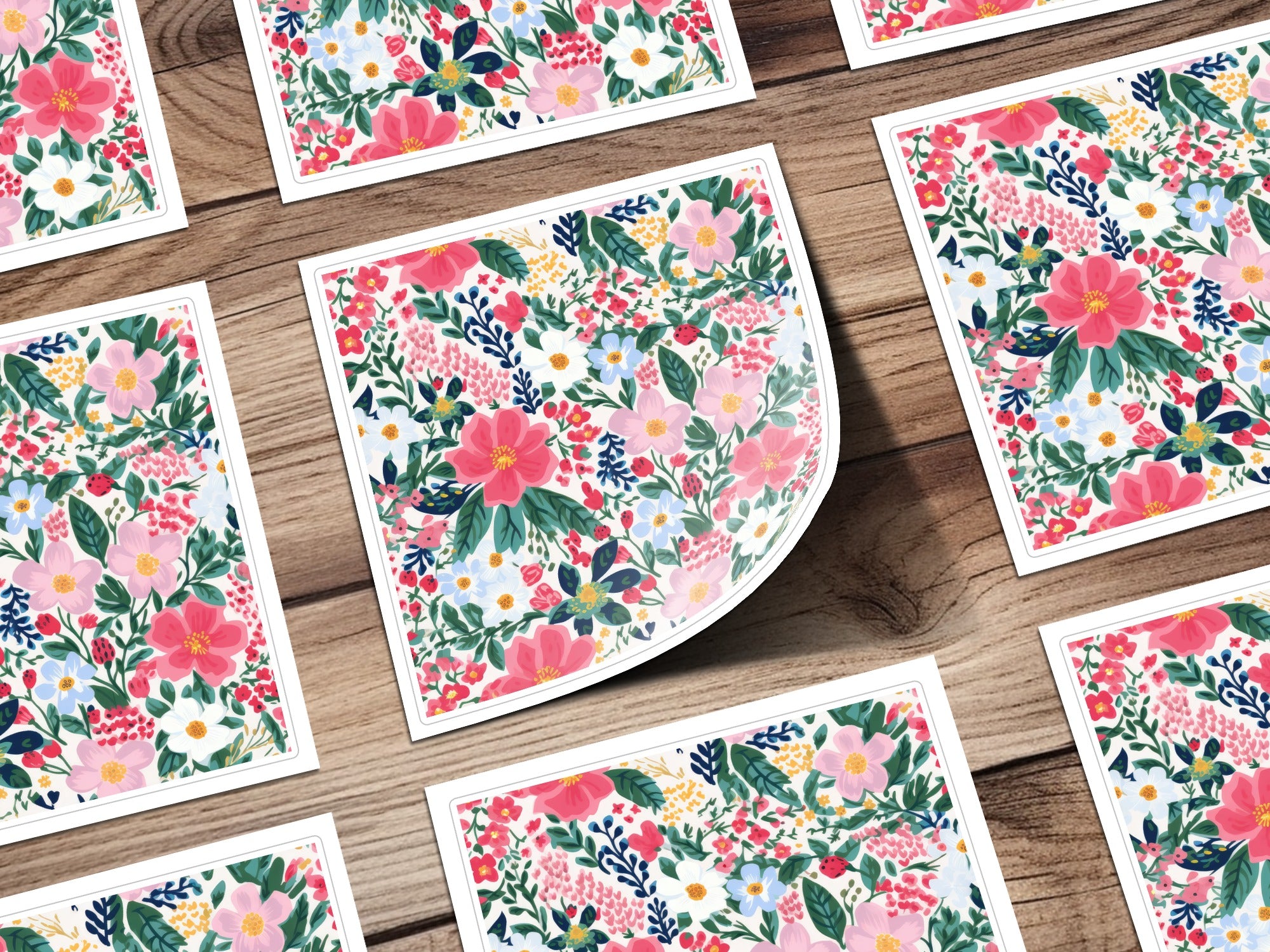 Vibrant Floral Pattern Art Print Decor for Any Space