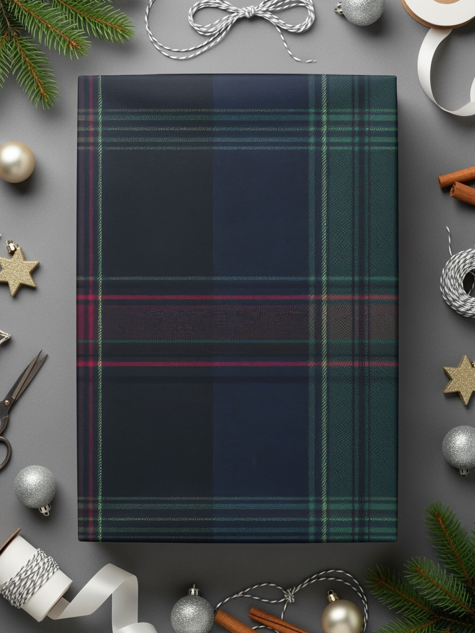 Men's Dark Moody and Stylish Scottish Tartan Background - Moore and Mountain