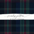 Men's Dark Moody and Stylish Scottish Tartan Background - Moore and Mountain