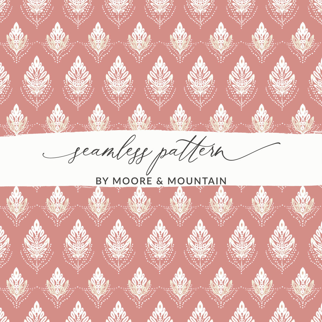 Seamless Pattern by Moore & Mountain for crafting projects