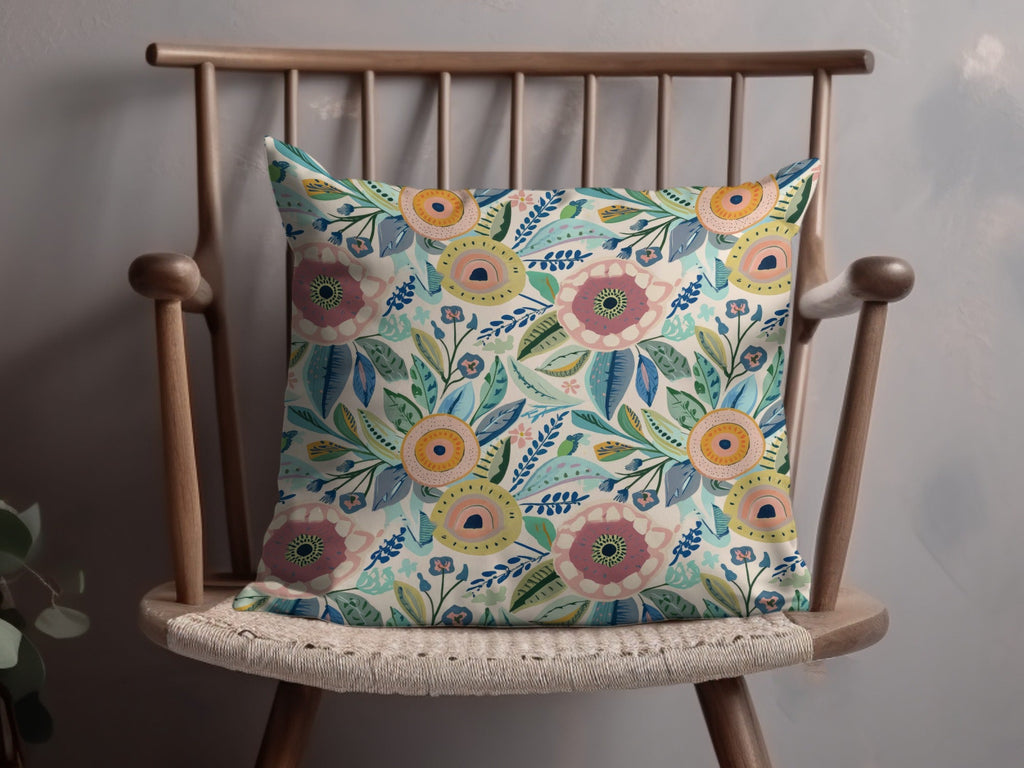 Mod Floral Delightful Blooms | Colorful Flower Digital Art - Moore and Mountain