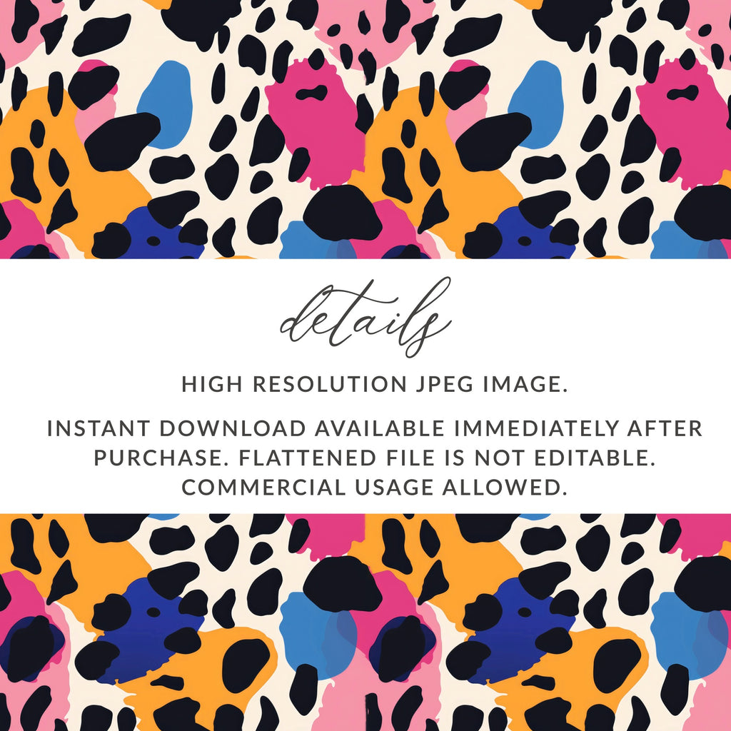 Vibrant Leopard Print High Resolution JPEG Image Download