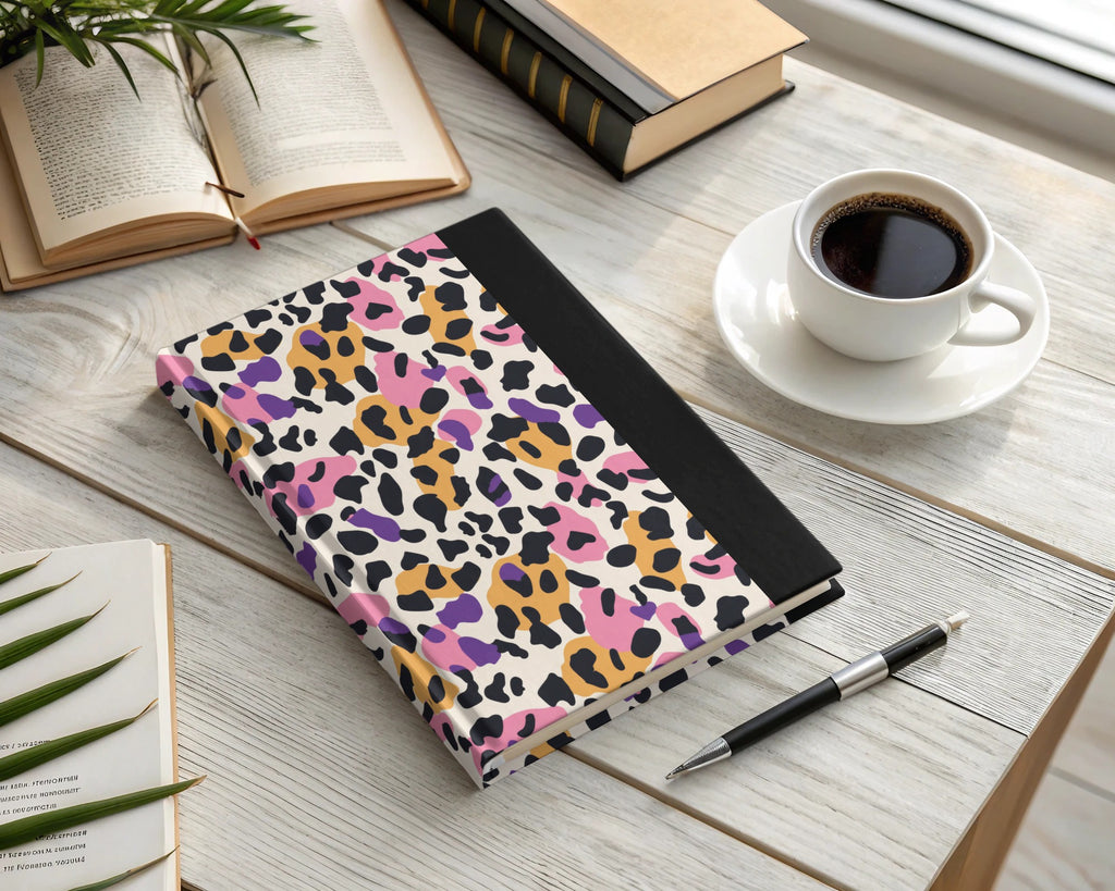 Stylish Leopard Print Journal for Creative Writing