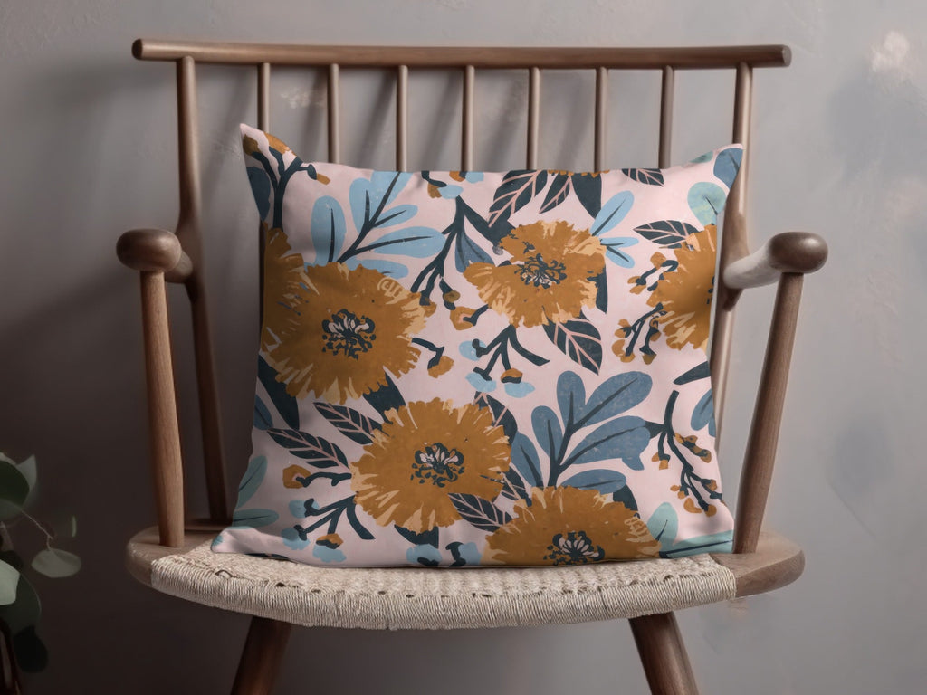 Modern Boho Floral Background Trendy Seamless Floral Pattern - Moore and Mountain