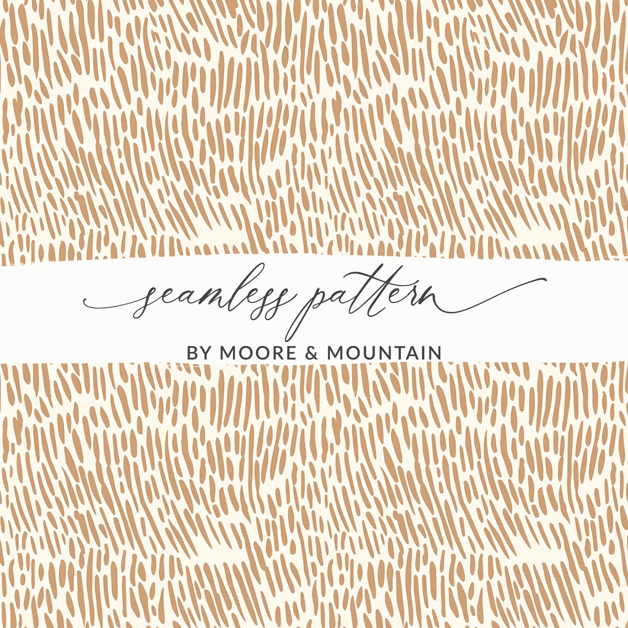 Moore and Mountain Seamless Pattern Design for Crafts