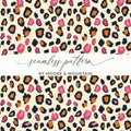 Vibrant Leopard Print Seamless Pattern by Moore & Mountain