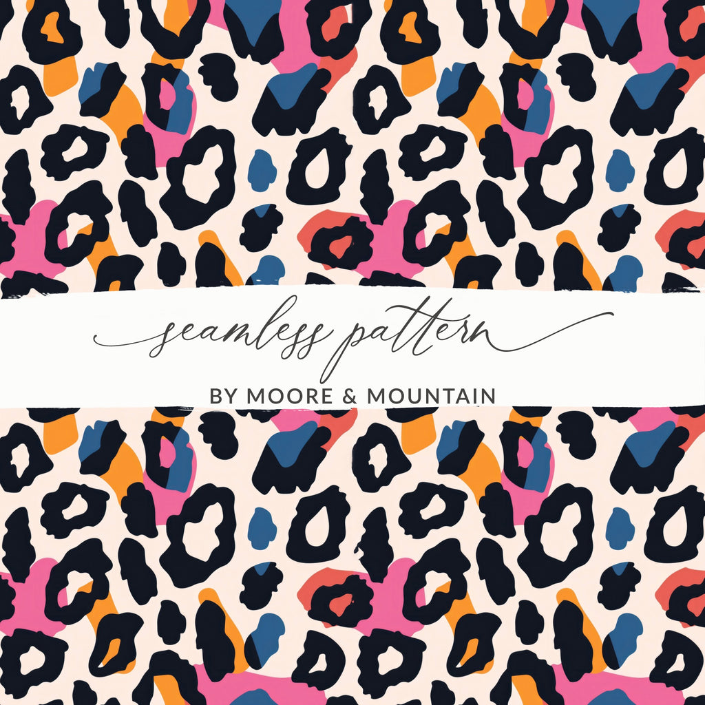 Colorful Abstract Seamless Pattern by Moore & Mountain