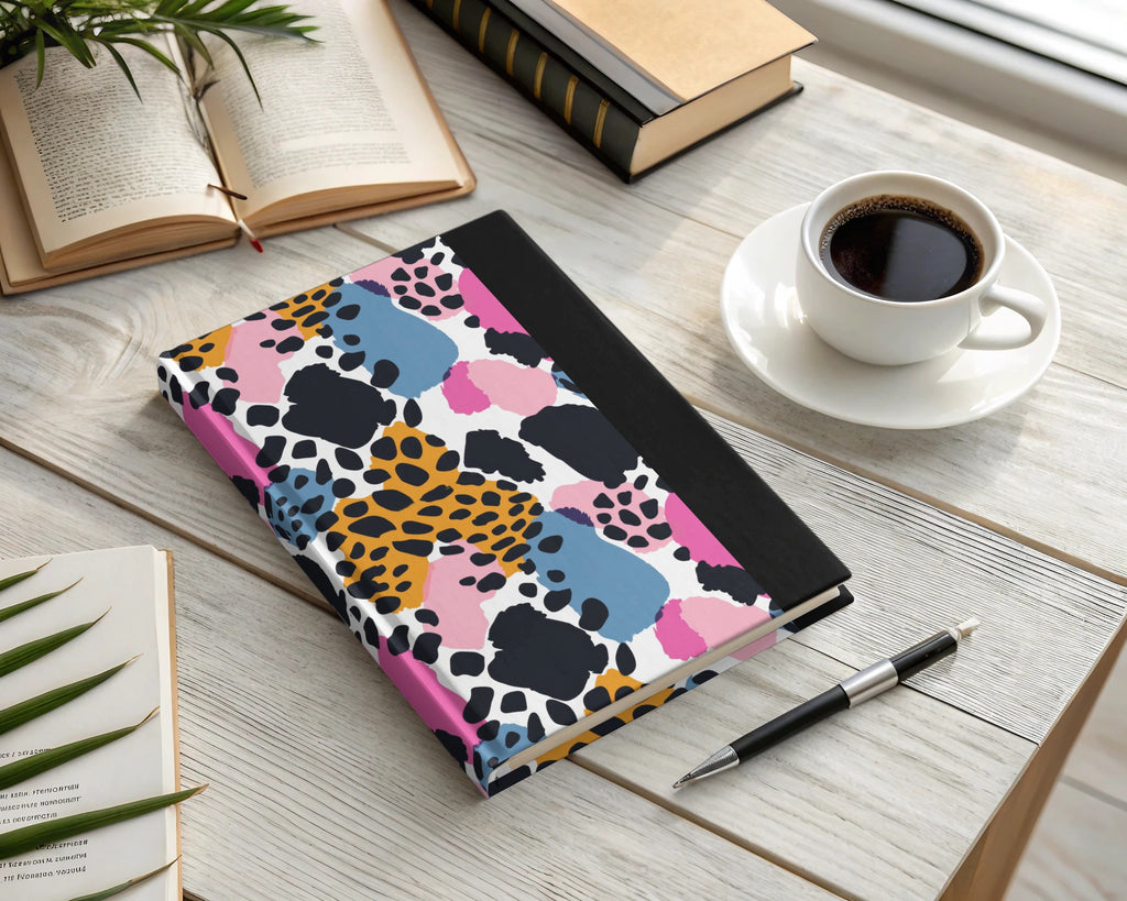 Colorful Abstract Pattern Hardcover Journal Notebook