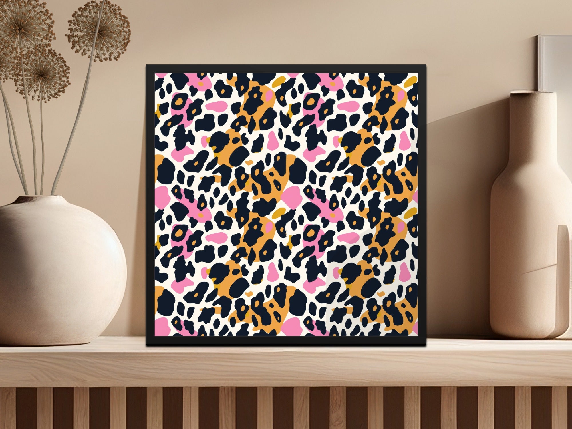 Vibrant Leopard Print Wall Art Decor for Stylish Spaces