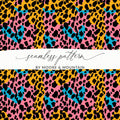 Vibrant Leopard Print Seamless Pattern by Moore and Mountain