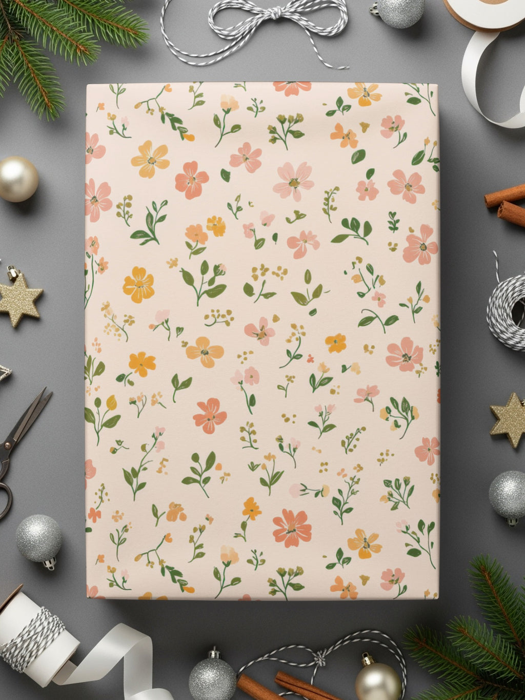 Modern Ditsy Flower Pattern Seamless Flower Repeat Digital - Moore and Mountain
