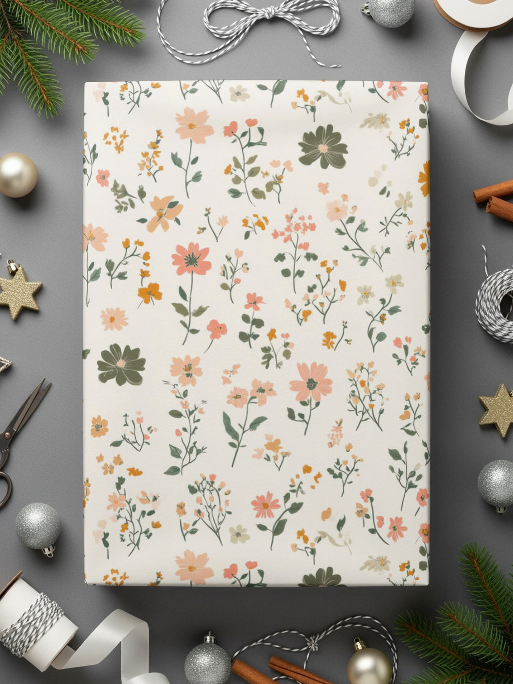 Modern Ditsy Flower Pattern Vector File for Your Projects - Moore and Mountain