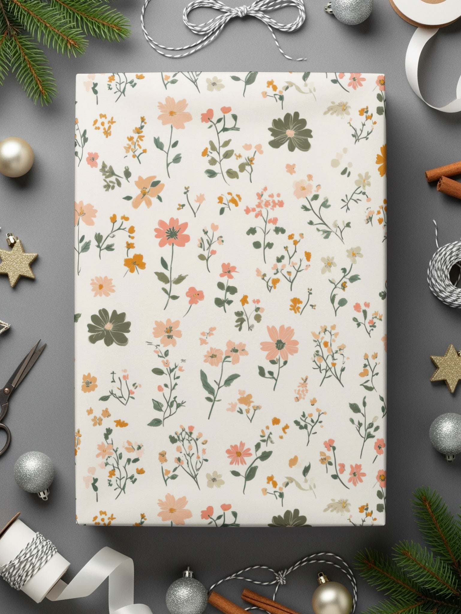 Modern Ditsy Flower Pattern Vector File for Your Projects - Moore and Mountain