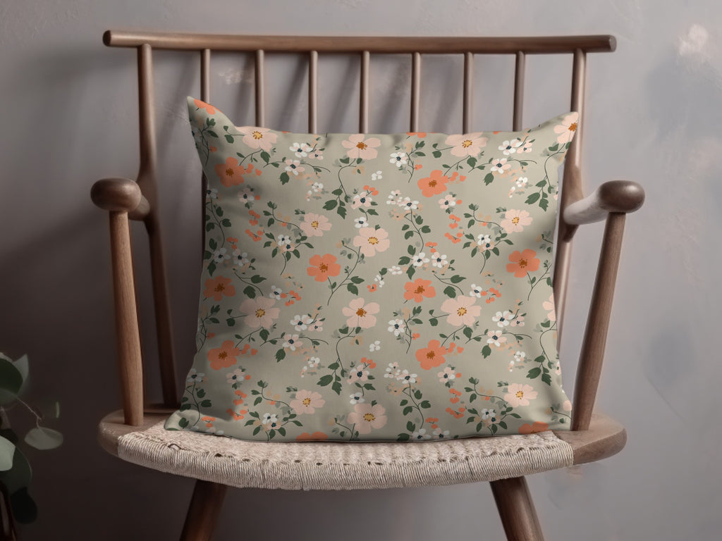 Modern Ditsy Flower Pattern with Elegant Floral Details Digital - Moore and Mountain