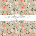 Modern Ditsy Flower Pattern with Elegant Floral Details Digital - Moore and Mountain
