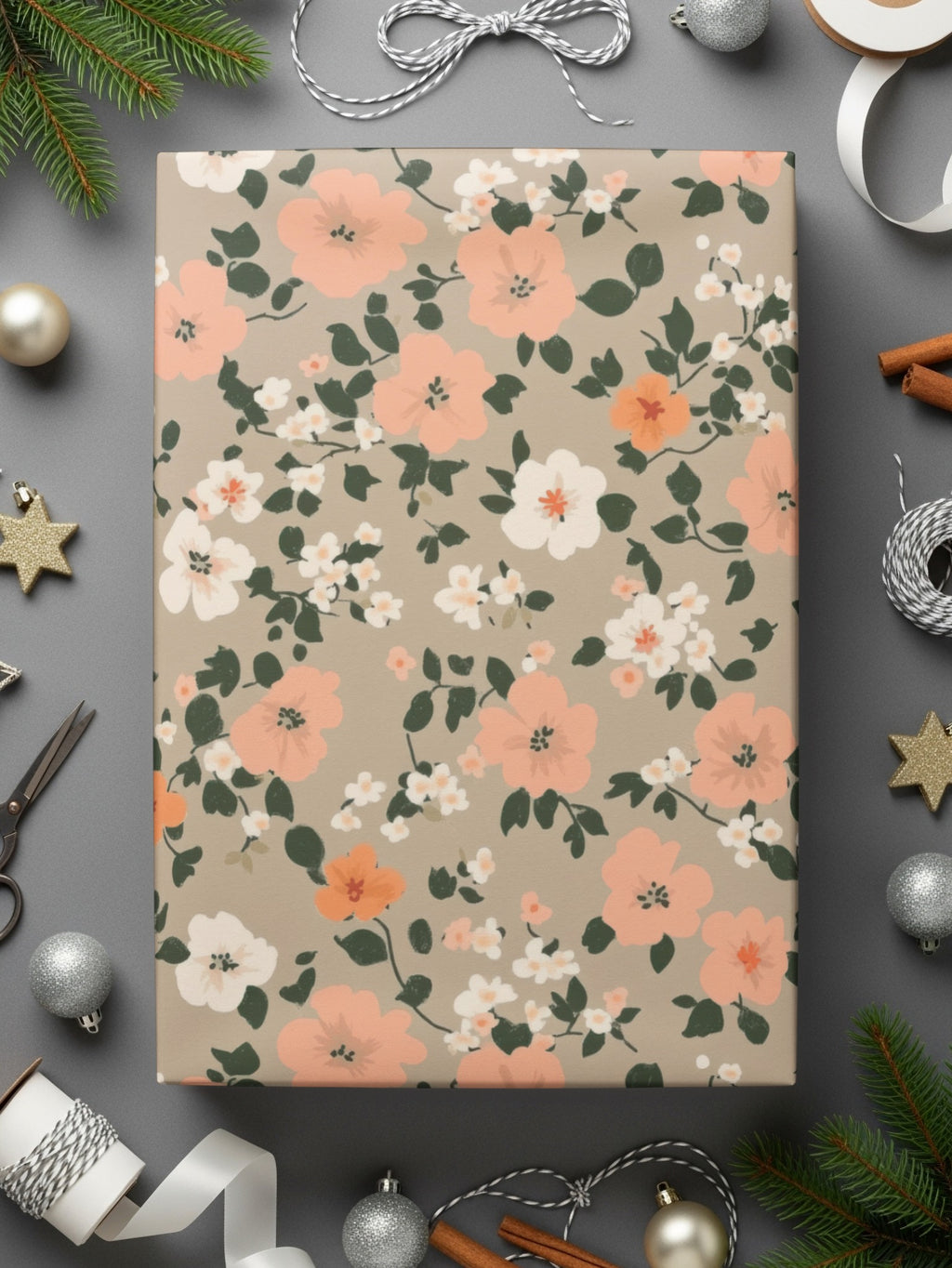 Modern Ditsy Flower Pattern with Floral Design Digital - Moore and Mountain