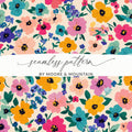 Colorful Seamless Pattern by Moore & Mountain Design