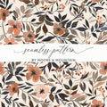 Elegant Floral Seamless Pattern by Moore & Mountain