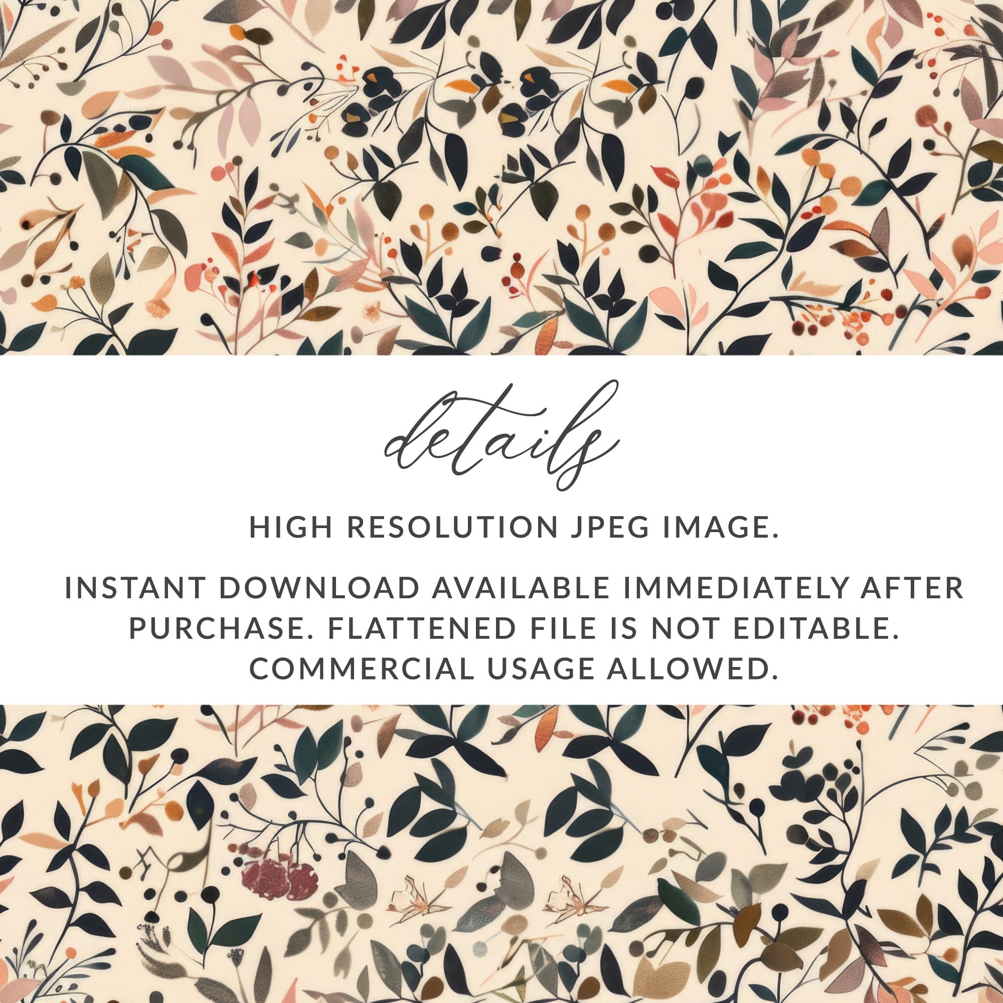High Resolution JPEG Image Instant Download Flattened File
