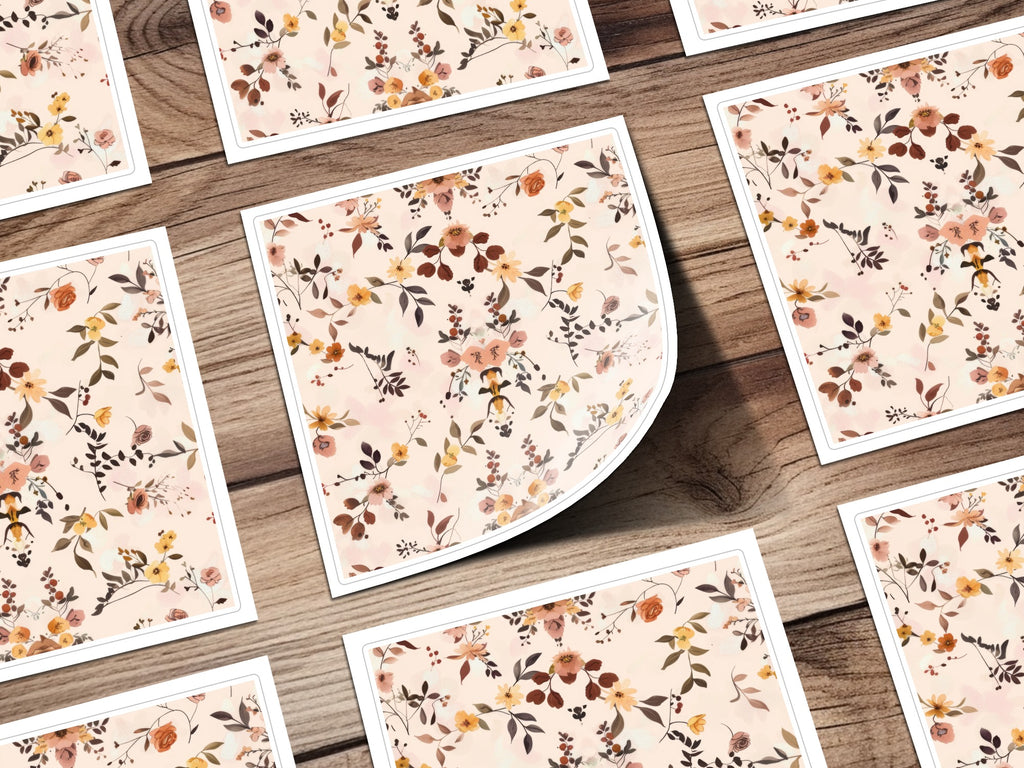 Beautiful Vintage Floral Design Art Print