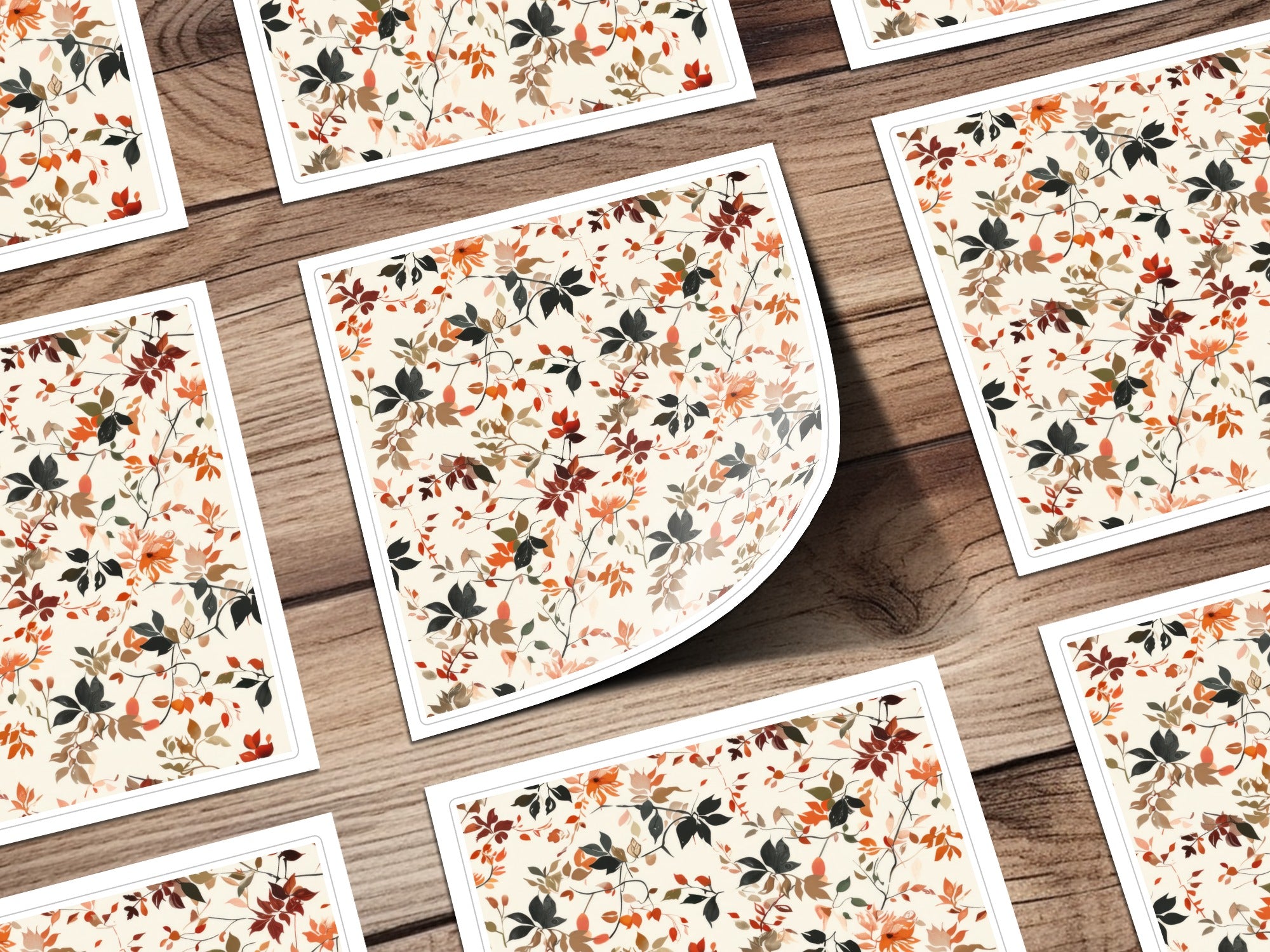 Decorative Floral Pattern Art Prints for Home Decor