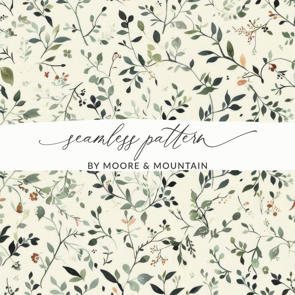 Seamless Floral Pattern by Moore & Mountain Design
